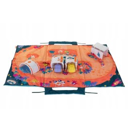 Cosmos Play Mat with Miniland Vehicles