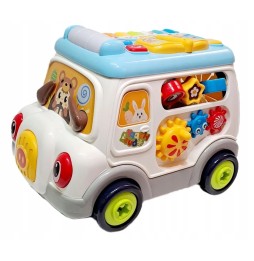 Interaktywny autobus szkolny - edukacyjna zabawka