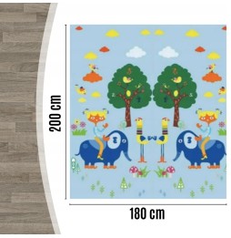 Reversible Educational Mat for Kids 200x180