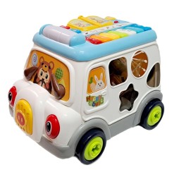 Interaktywny autobus szkolny - edukacyjna zabawka