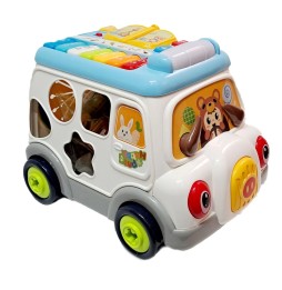 Interaktywny autobus szkolny - edukacyjna zabawka