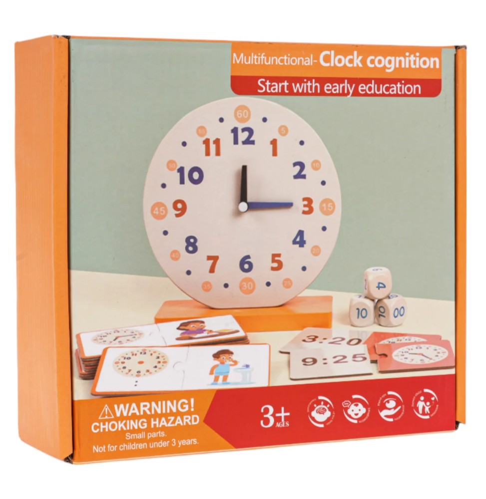 Educational Clock Set + Accessories for Kids