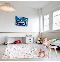 Kids Educational Play Mat Street/Forest 177x198cm