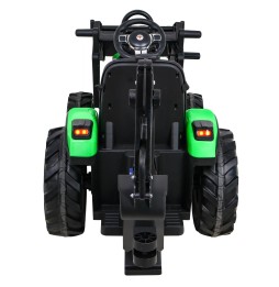 Tractor cu remorcă 720-T verde pentru copii