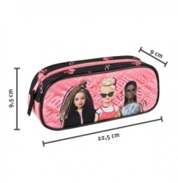 Pencil case with Barbie theme for kids