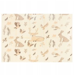 Beige Foam Mat 180x120 cm