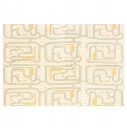 Beige Foam Mat 180x120 cm