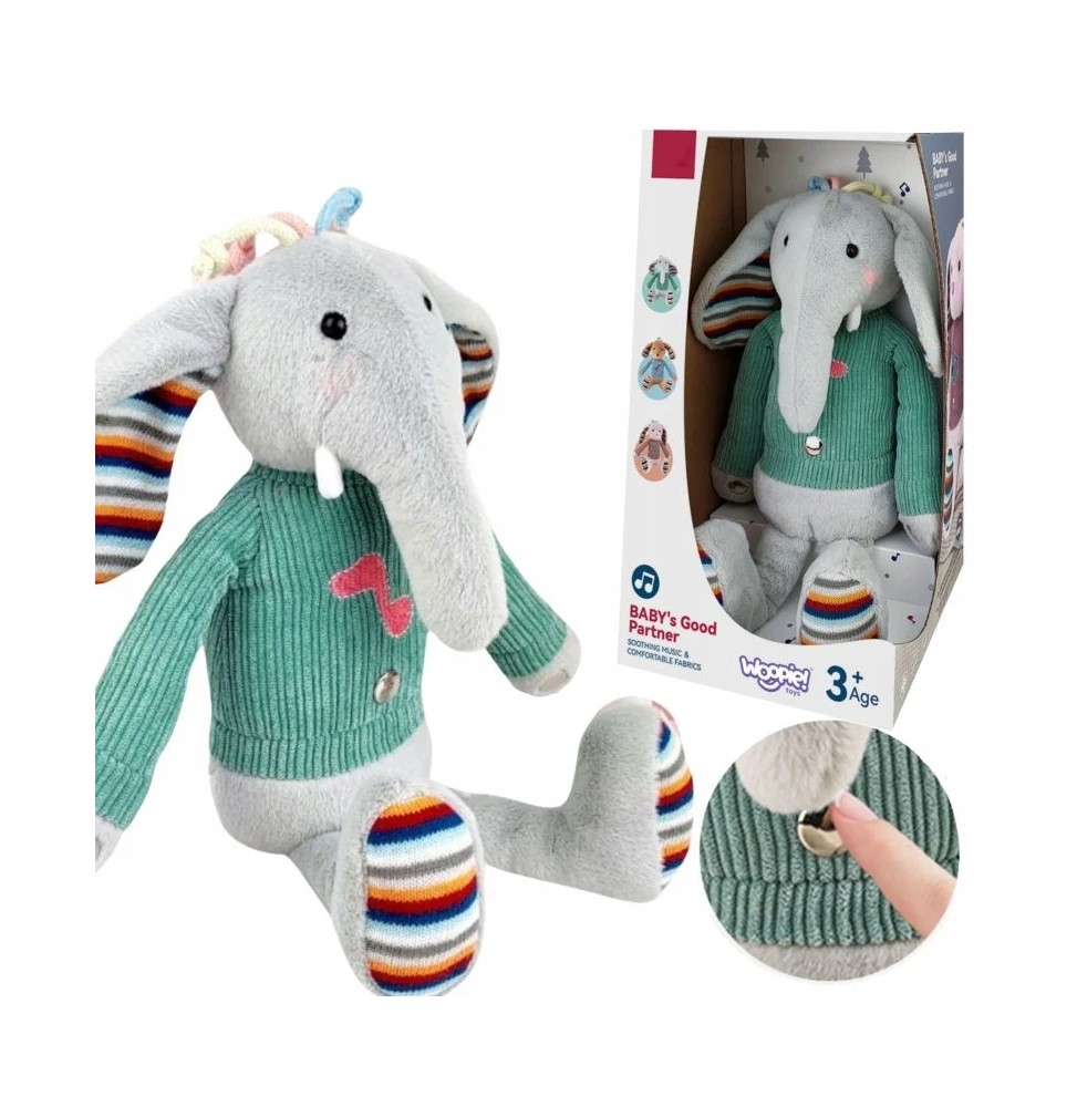 Woopie Baby Interactive Elephant Plush Toy