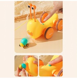 Woopie Pull Along Snail 4in1 Toy