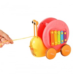 Woopie Pull Along Snail 4in1 Toy