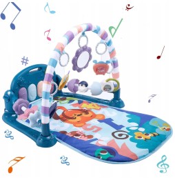 Educational Mat for Infants with Piano and Light