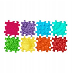 Muffik Rainbow Sensory Mat Puzzle Set