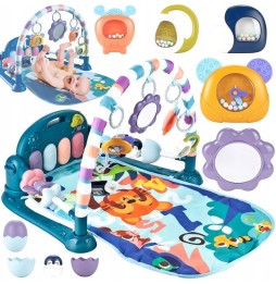 Educational Mat for Infants with Piano and Light