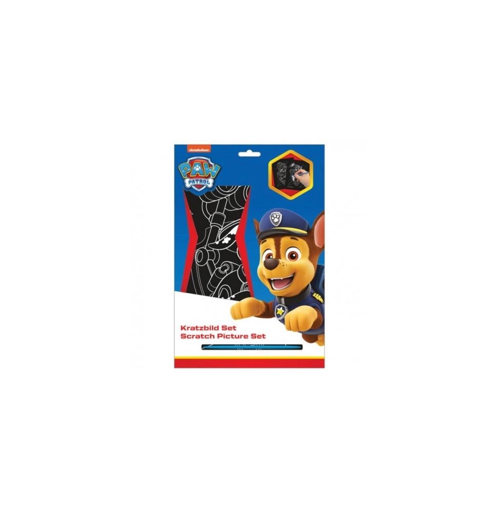 Paw Patrol Scratch Art Set, 5 Pieces