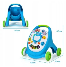 2 in 1 Baby Walker with Interactive Panel