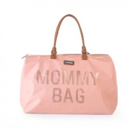 Geanta mommy bag roz - stil și funcționalitate