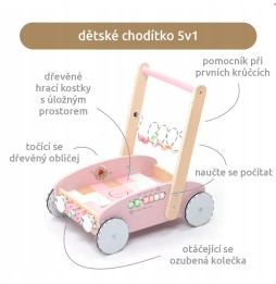 Wooden 5-in-1 Walker by UMU for Kids