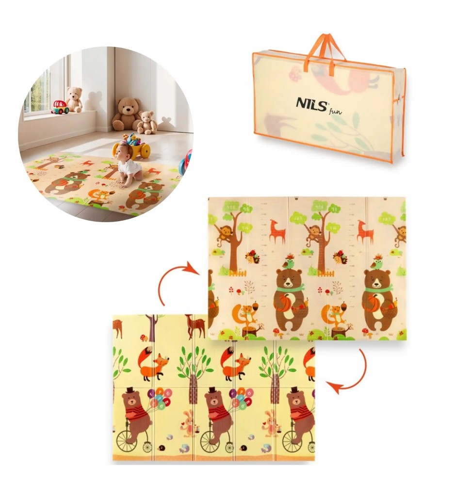 Children's Forest Mat 190x150 cm Nils FUN