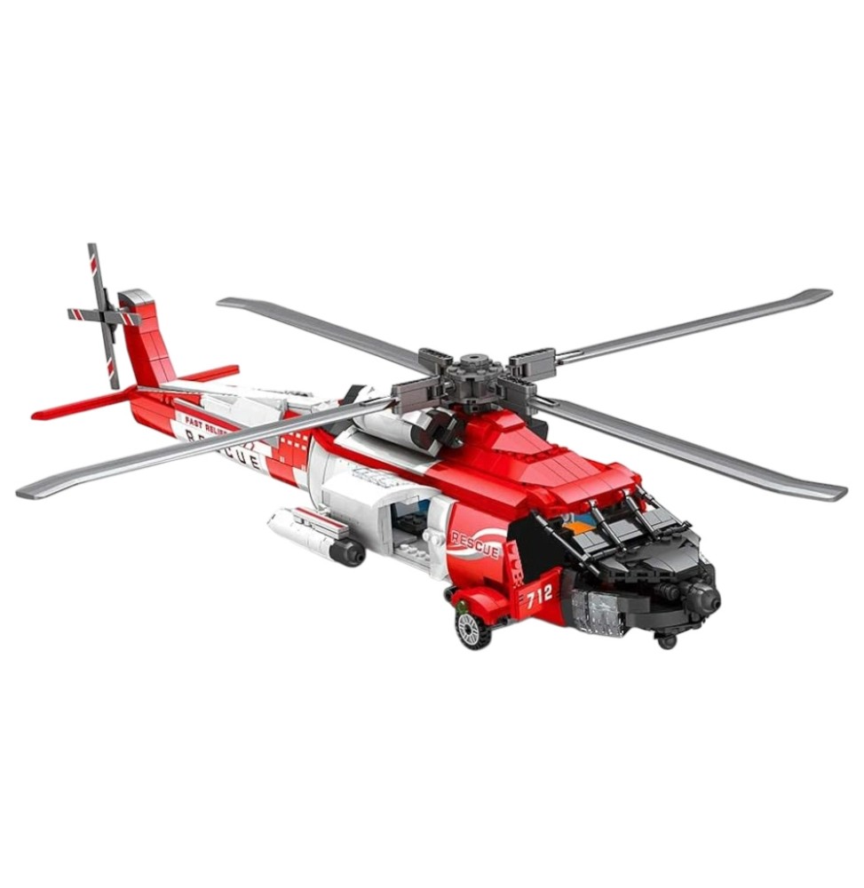 HH-60J Helicopter Set 1137 Pieces