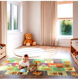 Zoo Educational Mat 195x180cm Nils