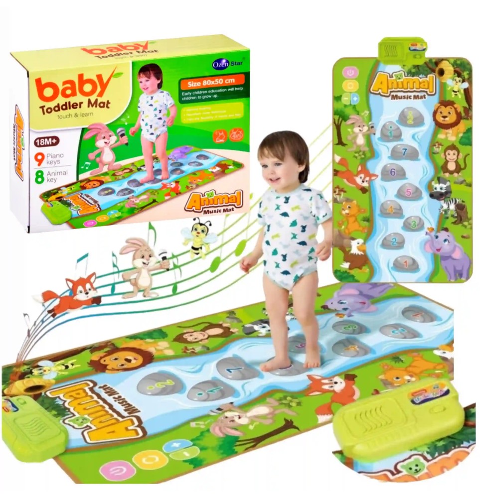 Interactive Learning Mat for Kids 18M+