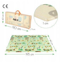 Educational Mat for Kids 195x180cm Nils