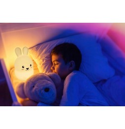 Lampka nocna królik LED dla dzieci