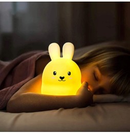 Lampka nocna królik LED dla dzieci