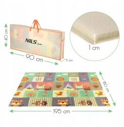 Zoo Educational Mat 195x180cm Nils