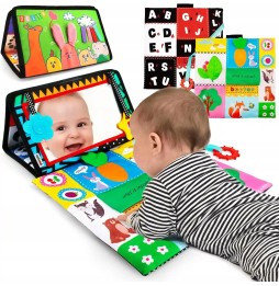 Contrast Mirror for Infants with Alphabet