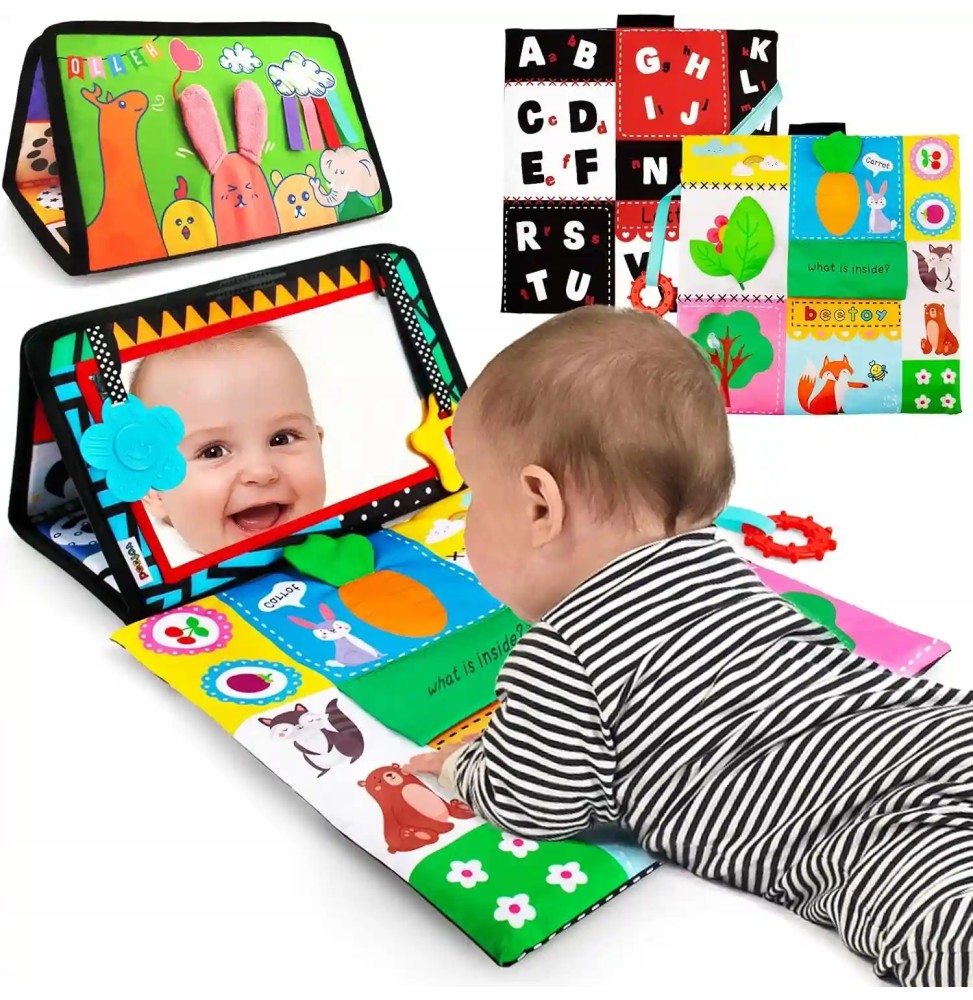 Contrast Mirror for Infants with Alphabet