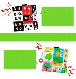 Contrast Mirror for Infants with Alphabet