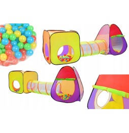 Kids Tent with Tunnel and Balls