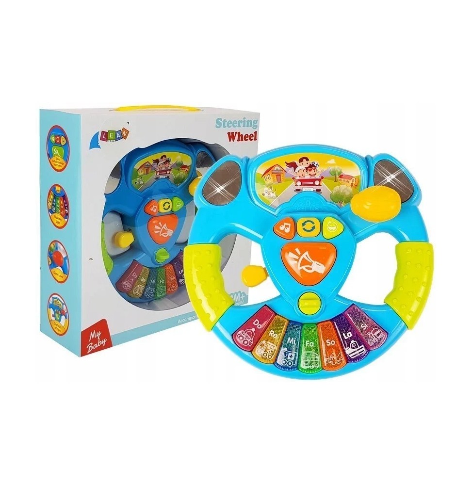 Interactive Steering Wheel for Toddlers