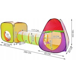 Kids Tent House with Tunnel