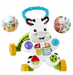 Interaktywny chodzik pchacz zebra Fisher-Price