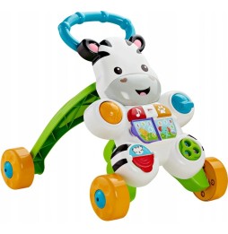 Interaktywny chodzik pchacz zebra Fisher-Price