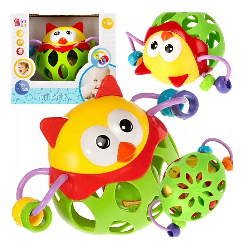 Educational Rubber Ball Toy for Infants