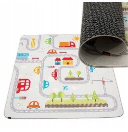 Educational Mat 150x150 cm with Road Pattern