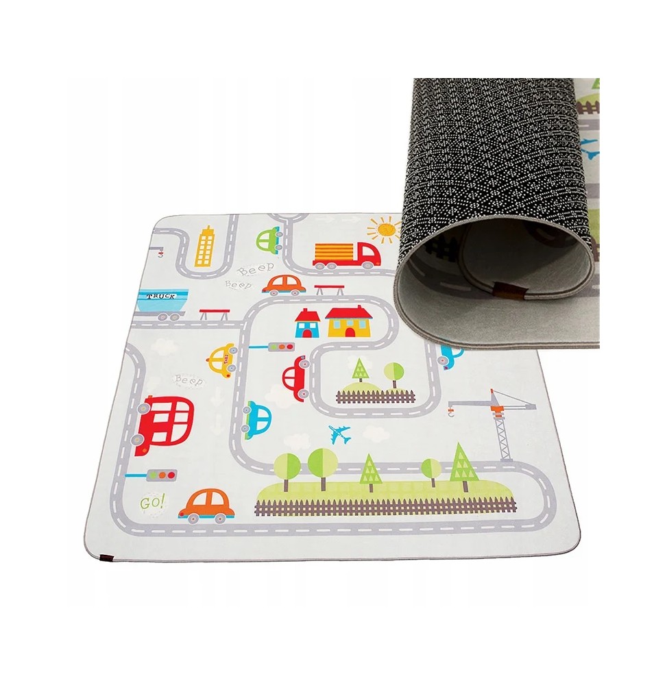 Educational Mat 150x150 cm with Road Pattern