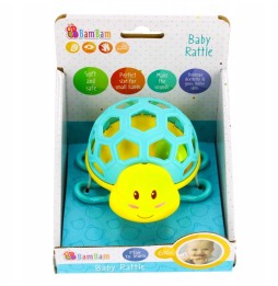 Soft Sensory Turtle Rattle