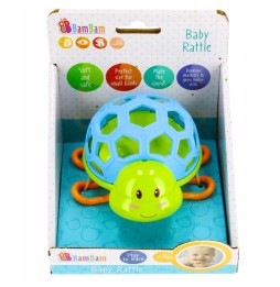 Soft Sensory Turtle Rattle