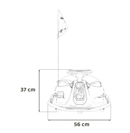 Pojazd racing drifter dla dzieci z funkcją driftu