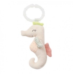 Hanging Toy, Plush Rattle, Seahorse from Ocean Collection