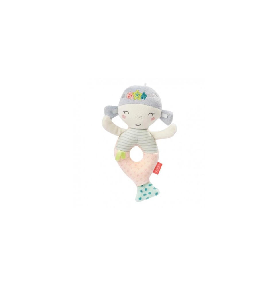 Mermaid Rattle Plush Toy from Sea Collection