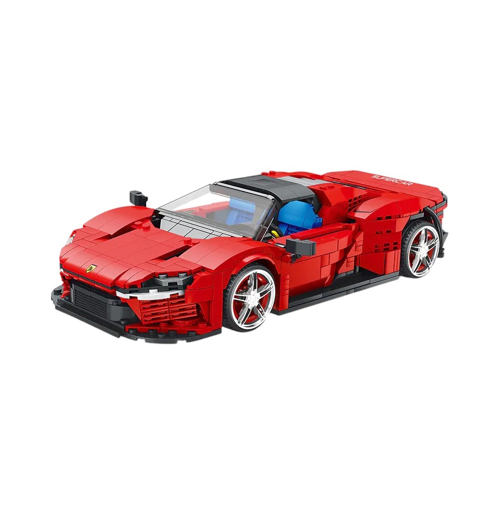 Red Sports Car Building Block Set 1168 Pieces