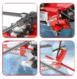 HH-60J Helicopter Set 1137 Pieces