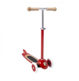 Banwood three-wheeled scooter for kids, red