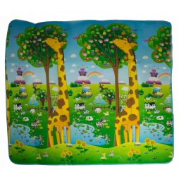 Reversible Educational Play Mat ZOO