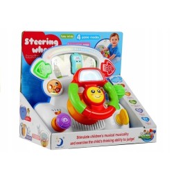 Interactive Educational Steering Wheel for Kids